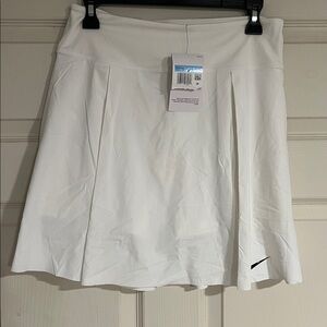 Nike White Dri-FIT Golf Skirt